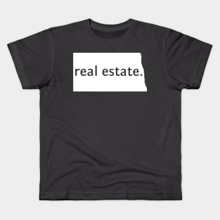 North Dakota State Real Estate T-Shirt Kids T-Shirt